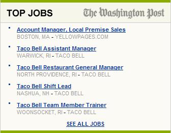 top jobs